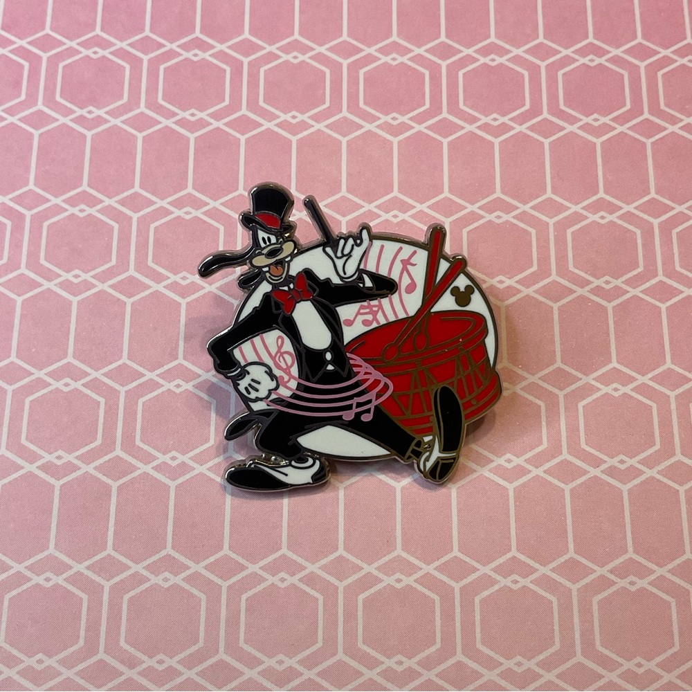 Goofy Composer Drums Hidden Mickey Musicians Disney Pin